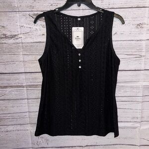 NWT Black Tank Top